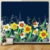 Plants and Flowers Home Art Wall Hanging Home Wall Decoration Tapestry Office Living Room Tapestry