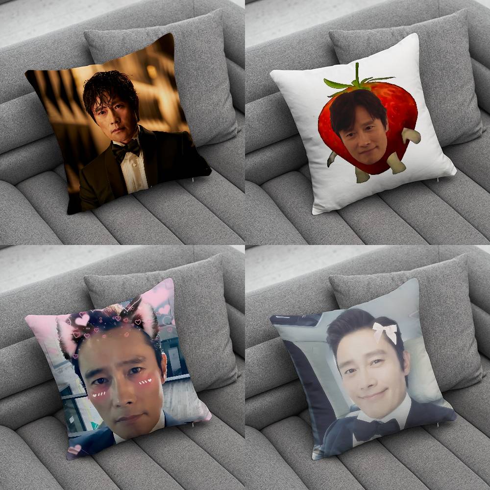 LLee Byung Hun Rosa Schleife Kissenbezug Kissenbezug Zuhause Sofakissen Autokissen Kissenbezug Büro Kissenhülle Kissen
