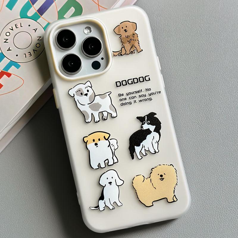 Zhitai iPhone 14/15/16Pro Max Cartoon Jelly Skin Case