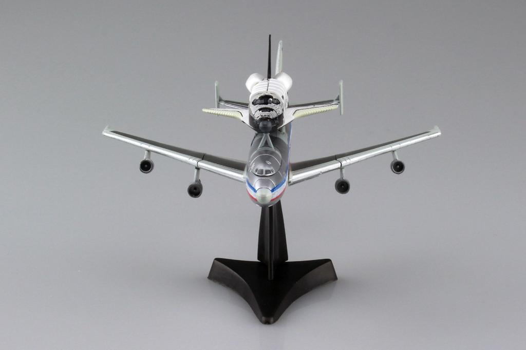 3D puzzle Aoshima Bunka Kyozaisha Skynet 4D VISION Raketoplán v měřítku 747 Malované puzzle č. 4 a 1/450