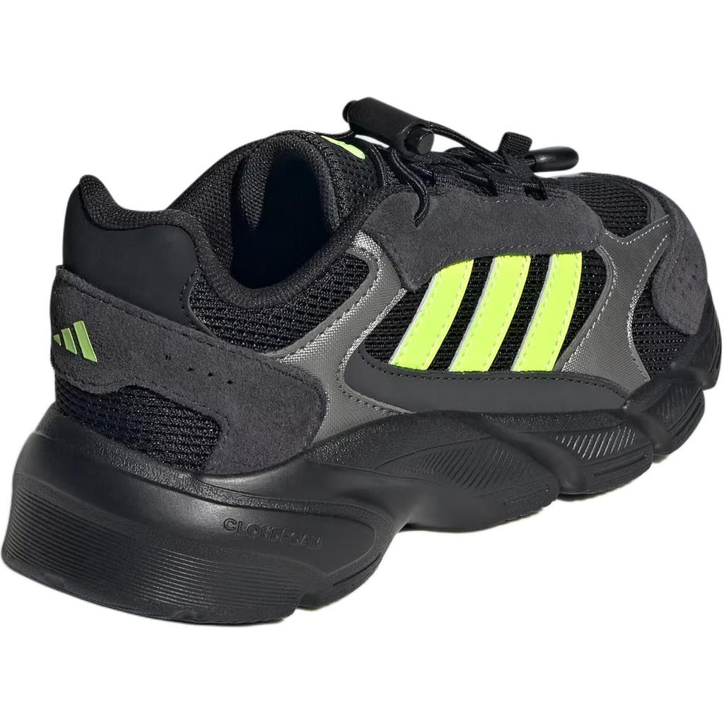 Adidas CRAZYCHAOS 2000 Suede Abrasion Resistant Low top Kids Lifestyle Shoes Black Kids' IH0912