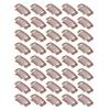 40pcs Hair Wig Clips Stainless Steel 9 Teeth Firmly Hold Hair Extension Hairpiece Clip 32mm