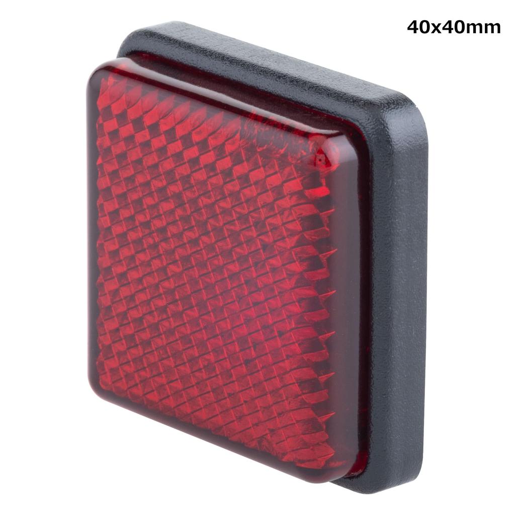 Kijima 305-2140 Motorcycle Parts Reflector Screw Fixing Type Corner Small 1.6 x 1.6 inches (40 x 40 mm) General Purpose