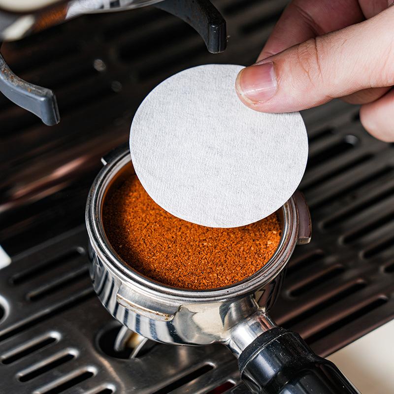 100Pcs Espresso Paper Filters 51Mm 53Mm 58Mm Puck Screen For Delonghi Breville Portafilter Machine Tools Coffee Filter Paper