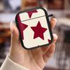Earphone Cases Cover Case For Airpods Pro3 Pro2 2 4 3 1 Pro Retro Red Star
