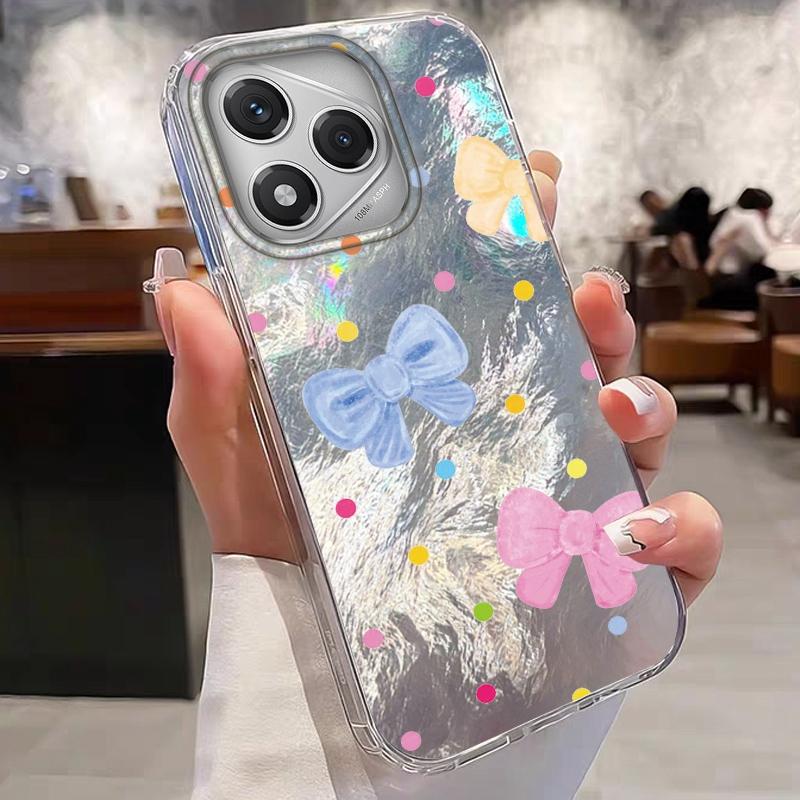 Coque Mignonne Colorée Nœud Cœur Filles Pour Honor 400 Pro X9c Magic7 Magic6 200 Lite Smart X9a X8a X8b X8c X7c X7b X8 Housse