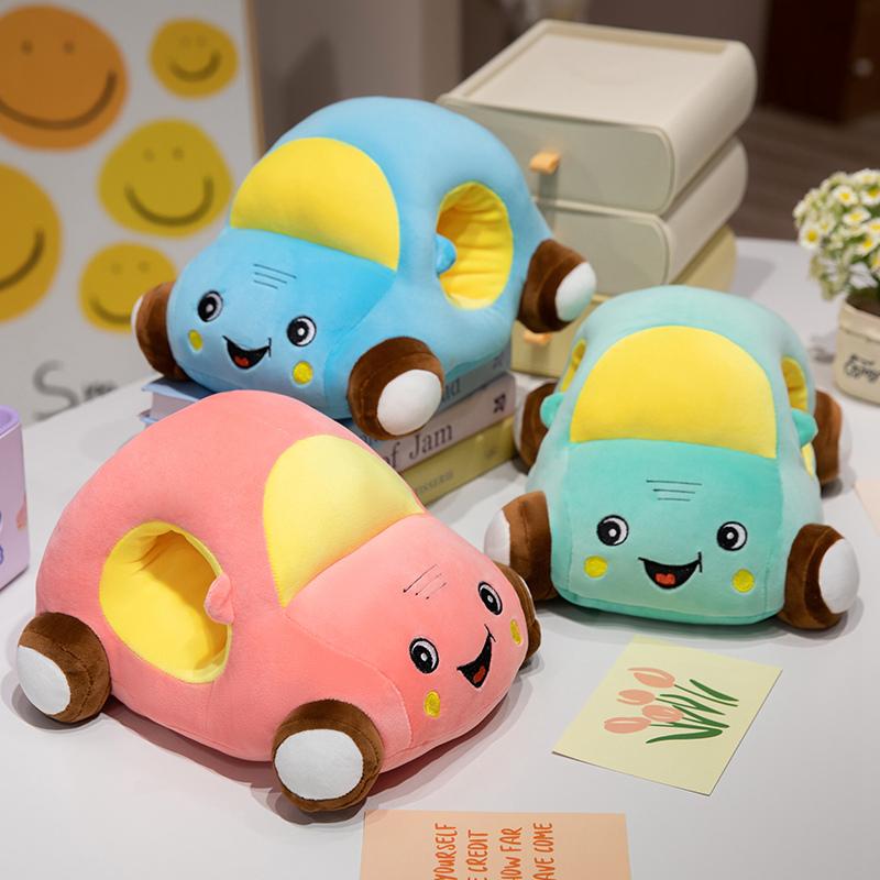 Cartoon Cars Plush Cute Funny Car Model Toys Car Shaped Cushion Sleeping Pillow Children Birthday Gift Room Decor