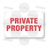 Private Property Waring Metal Sign No Trespassing Do Not Knock No Public Access Stop Boundary Line Private Restricted Road