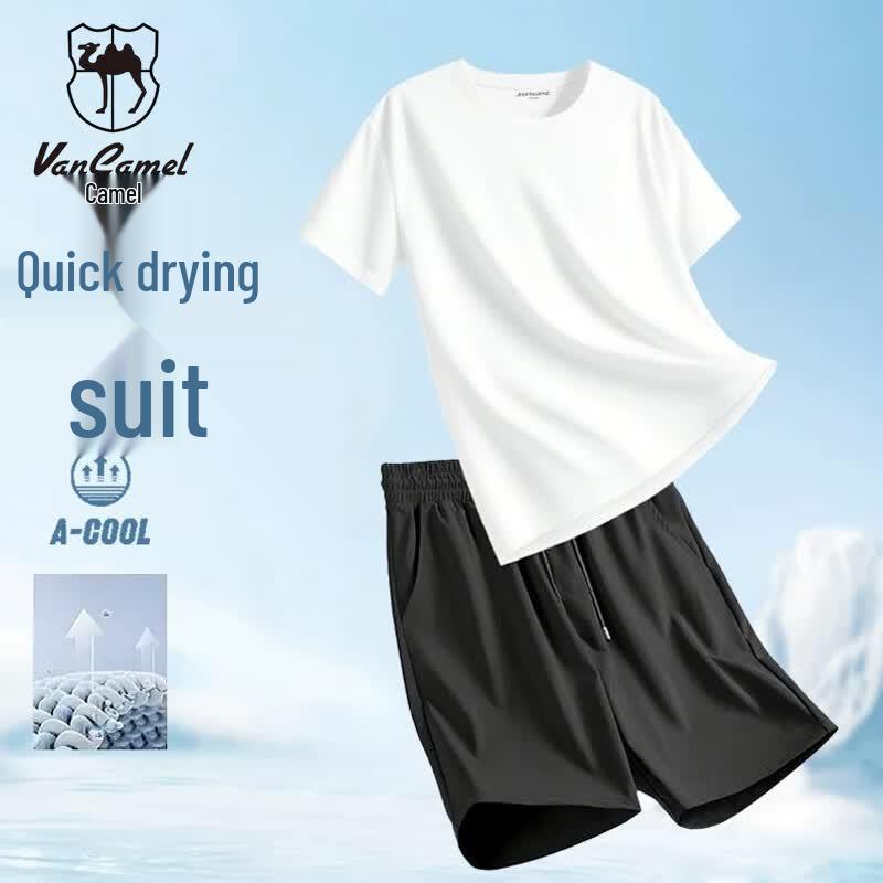 VANCAMEL Men s Summer Ice Feel Sportswear Set M