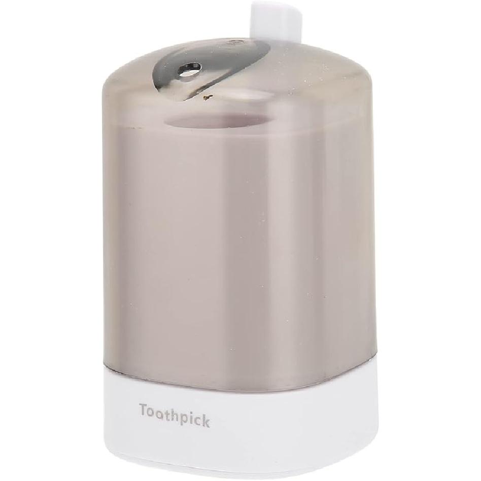 Диспенсер для зубочисток, Утолщенный держатель для зубочисток, Автоматический диспенсер для зубочисток для кухни, ресторана, Прочный контейнер(черный)