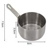 High Temperature Resistant Sauce Pan 100ML Stainless Steel Pot for Easy Use