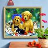 5D DIY Diamond Painting Dog Full Square Cross Stitch Sale Diamond Embroidery Christmas Mosaic Snow Handmade Gift