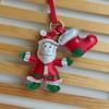 Cow Leather Christmas A Happy Family Pendant Snowman Deer Penguin Family Hanging Bag Charm Ornament Blessing Bags Accessories