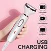 Trimer for Women: 4 In 1 Painless Body Razors and Facial Hair Remover - Rechargeable Hair Removal Kit for Face Body Leg Bikini Underarm Arm