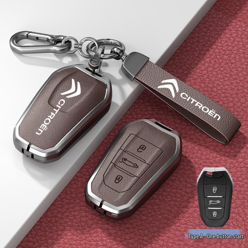 Car Key Cover & Buckle for Citroen C3XR, C4L, Tianyi, C5, C4 Sega, Elysee, C6 Models