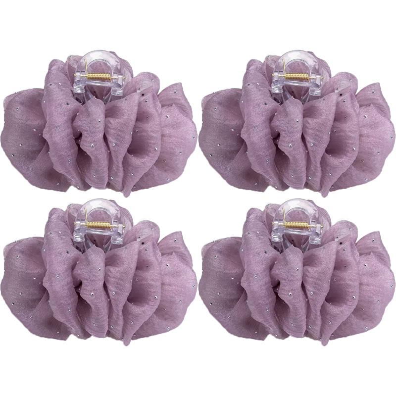 Super Fairy Mesh Cloud Hair Clip Woman Sweet Starry Shark Clip Fashion Hair Accessories
