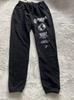 Palestra Uk Shark Fitness Pantaloni Sportivi Vestibilità Larga Cotone Puro Spugna Traspiranti Comodi Pantaloni con Polsini Taglie Europee e Americane