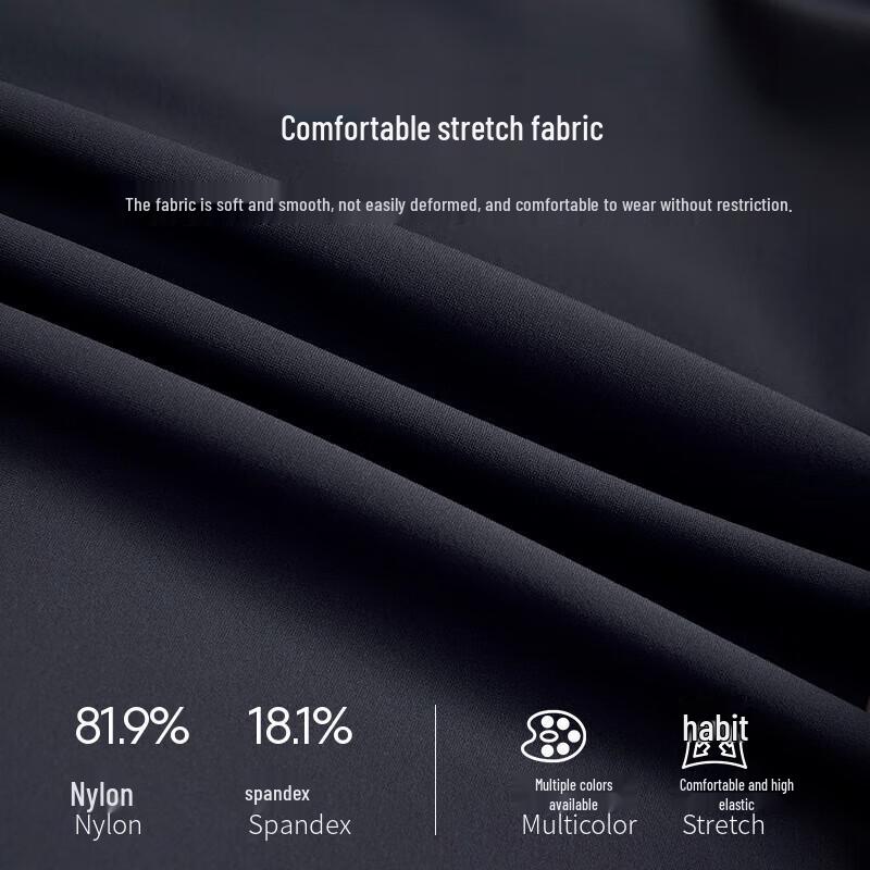 K-Boxing Men's Elastic Straight Business Casual Pants VQXE2389