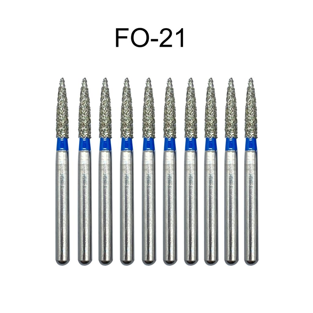 Nun Ck 10 Stück/Packung Dental Diamantbohrer für Hochgeschwindigkeits-Handstück Zahnarztbohrer FG-Serie Durchmesser 1,6 mm