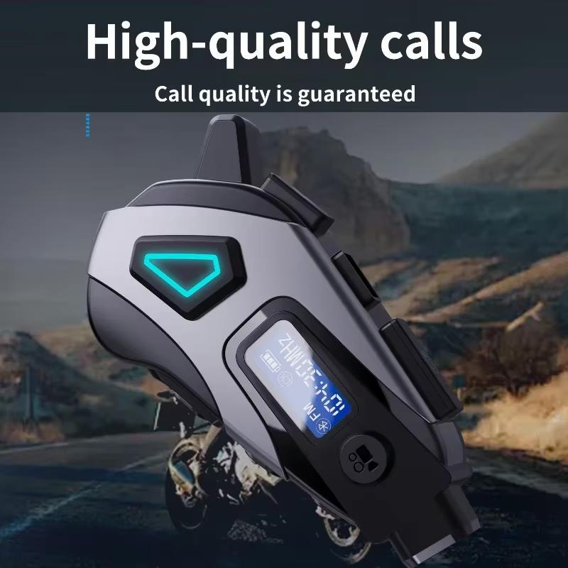 Motorcycle Helmet Bluetooth Headset 1080P Hd Driving Recorder Wireless Recorder Waterproof Stereo Fm Radio Motorcycle Recorder