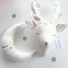 Ins Animals Unicorn Deer Head Toys Wall Hanging Mounts Decor 3D Head Wall Hanging Ornaments Art Kids Room Wall Decoration Toys