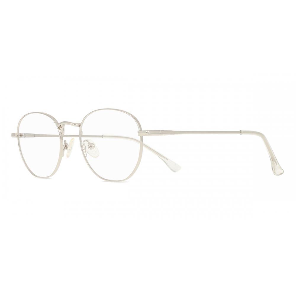 Full Rim Oval Silver Smartbuy Collection Hokk M298a Fashion Unisex Eyeglasses