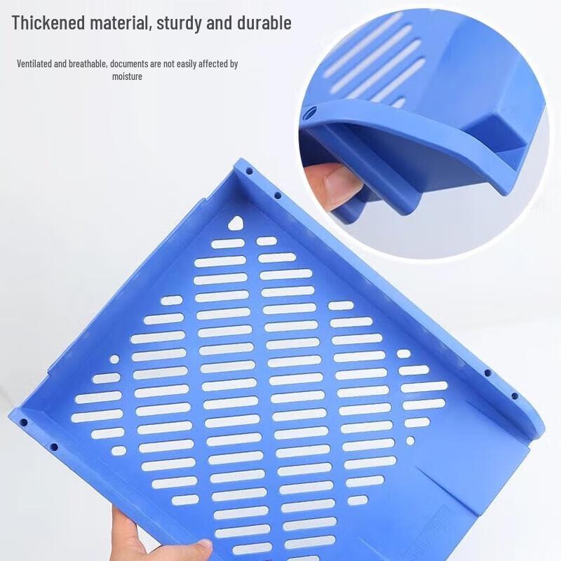 Plastic Multi-tier File Organizer Rack Set