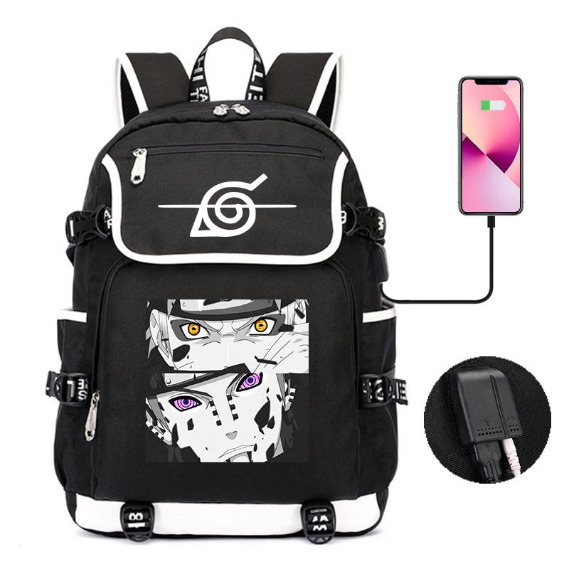 Backpack Day Manga Cartoon Printing Student School Bag Business Large Capacity Usb Computer Bag