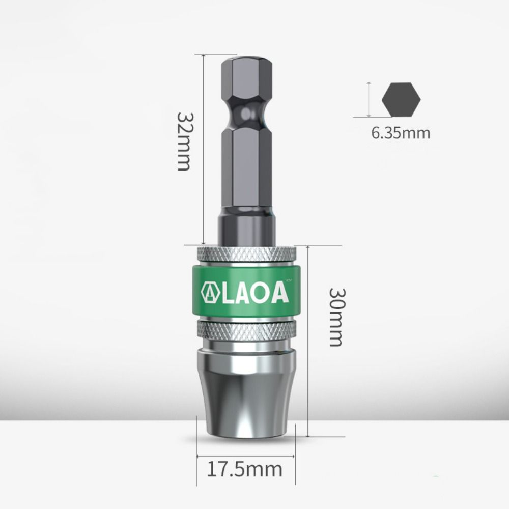 1/4-inch Hexagonal Shank Extended Connecting Rod Alloy Steel Interchangeable Screwdriver Extension Handle 6.35mm