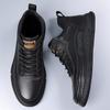 Fashion Fashion High-top Casual Sneakers for Men New Soft-soled Designer Men's Platform Shoes Fashion Cow Leather Sports Zapatos Hombre