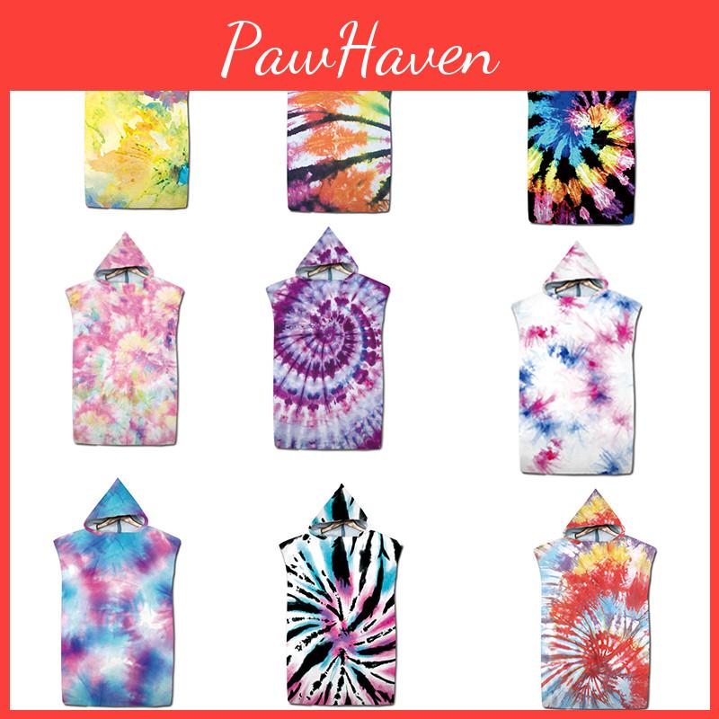 Quick Dry Hooded Bathrobe Towel For Beach And Outdoor Activities