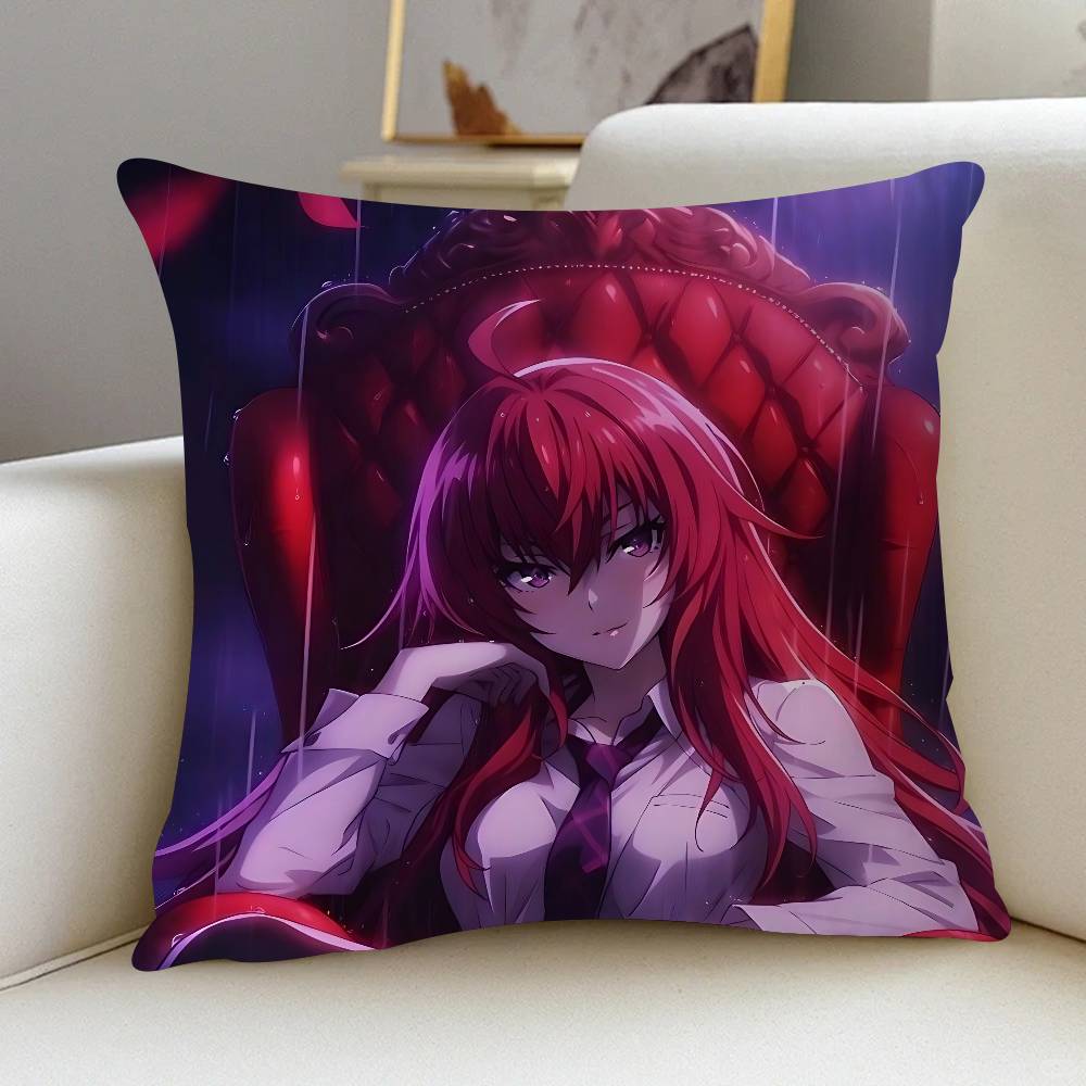 

Rias G-Gremory Pillow Cushion Cover Pillowcase Living Room Sofa Home Decor Customized 16x16Inch