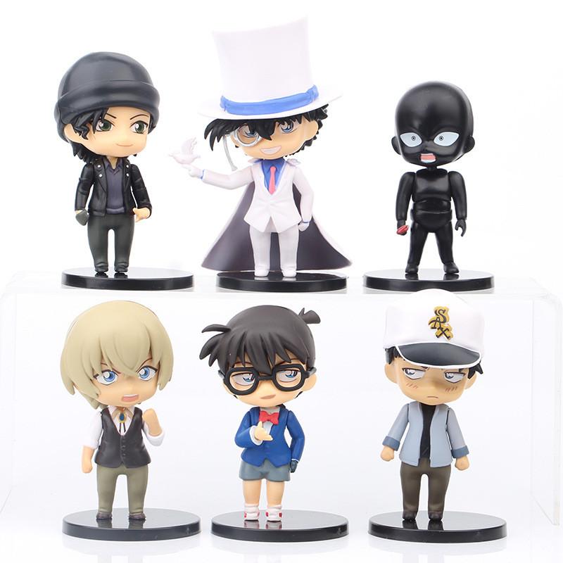 Conan Detective And Kid The Phantom Thief Pvc Models For Desk Decor And Gift