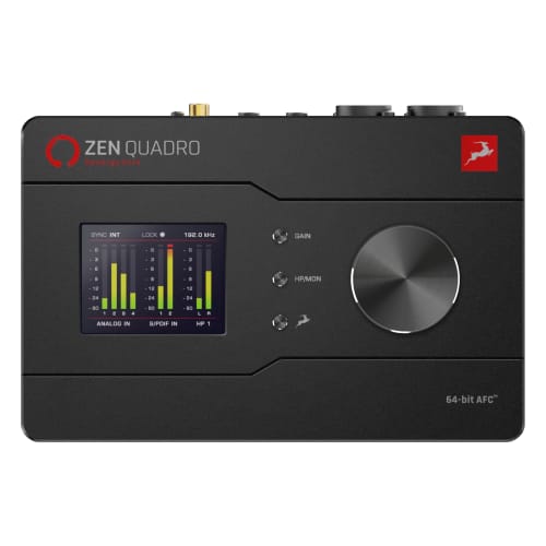 Antelope Audio Zen Quadro USB-C Podcast & Recording Interface ? 4 Discrete Studio-Grade Mic Preamps, Pro Conversion & Clocking, Built-in Studio Effect