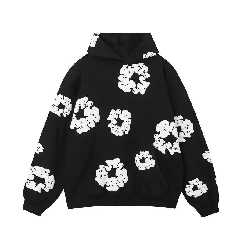 Felpa con cappuccio Flower Boy 2025 Stampa 3D Felpa con cappuccio Primavera e Autunno Quattro Stagioni Pullover da ragazza Moda Bambini Street Felpa a maniche lunghe 160