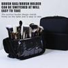 Makeup Brushes Storage Pouch Foldable Stand-up with Adjustable Dividers Durable Portable Organizer for Makeup Artists Travel