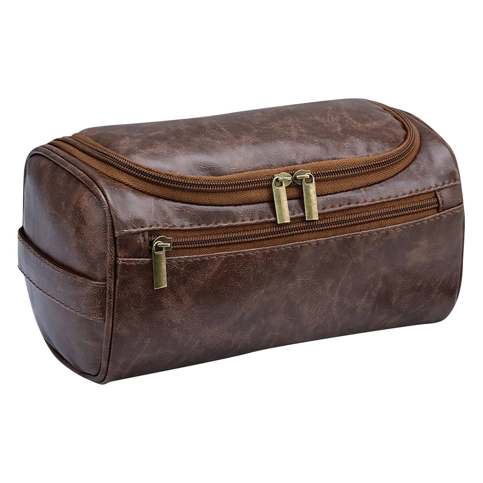 

Персонализация - Персонализированная косметичка, Водонепроницаемая дорожная сумка для хранения большой вместимости One Size кофейный