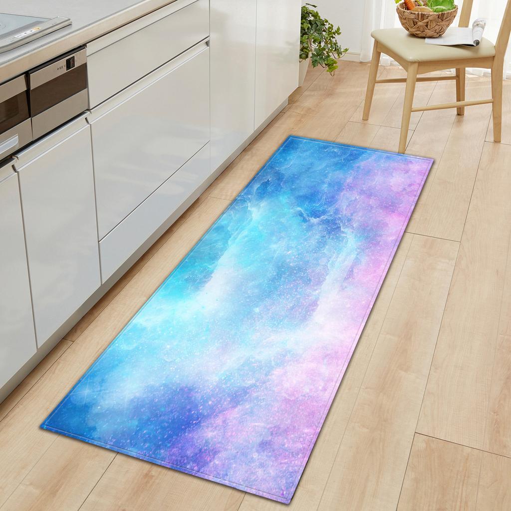 Kitchen Long Starry Sky Floor Mat Doormat Carpet Floor Mat