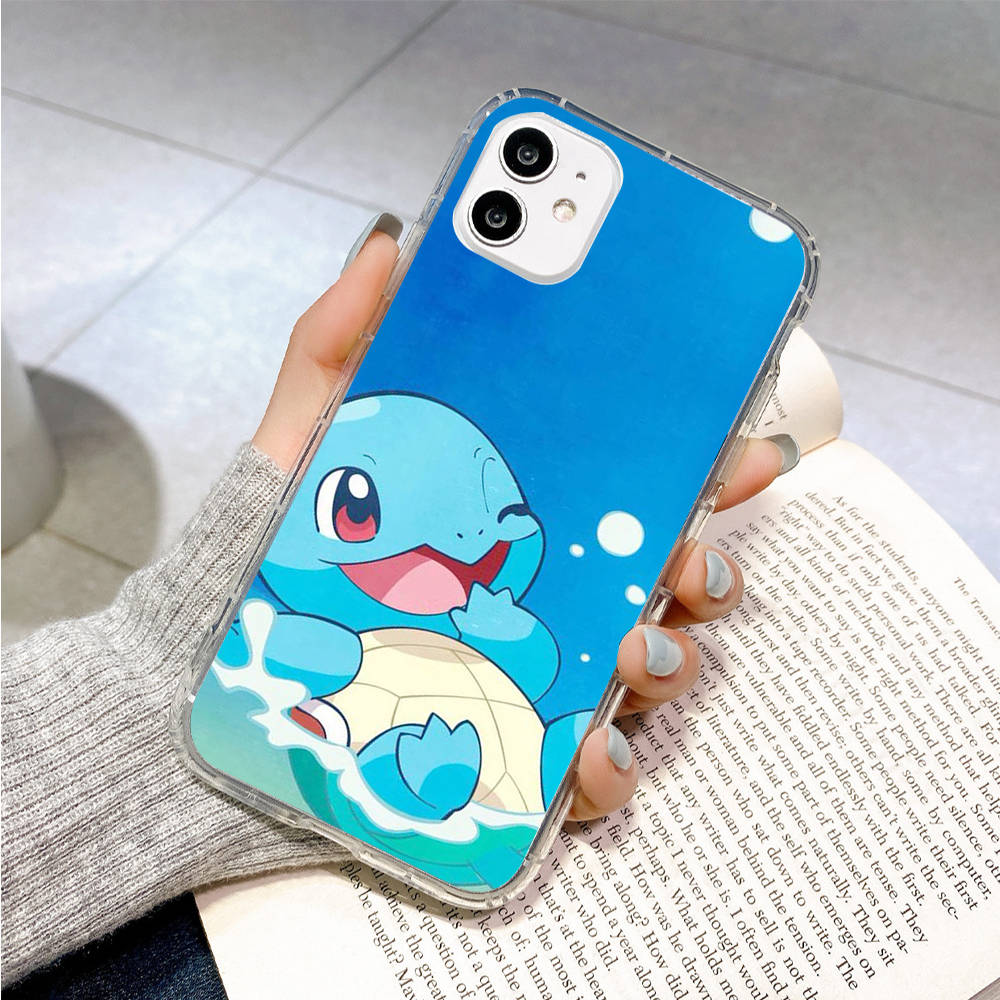 PK15 Niedliche Pokemon Transparente Hülle für Samsung A04 A14 A23 M33 M53 Realme 10 9 C35 C55 VIVO Y02 Y12 Infinix Hot 30 Note 11 Tecno Spark 8P Pro