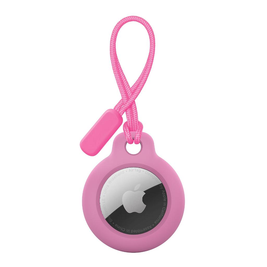 AirTag2 Hard PC Sleutelhangerhoes met Anti-Verlies Gesp voor Apple Tracker.