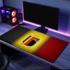 Belgian Football Association Emblem mouse pad, rubber base, esports desk mat, mouse pad for gamers and office use, gaming desk , easy to clean mat