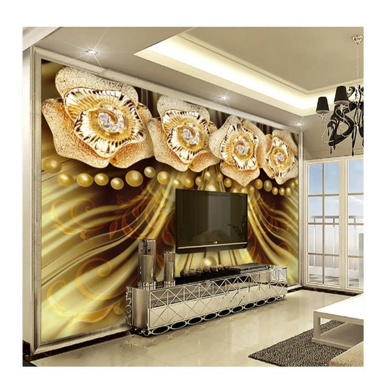 Tooling Wallpaper European Wedding Clothing Store Wall Stickers Background Luxury Villa Decoration Mural