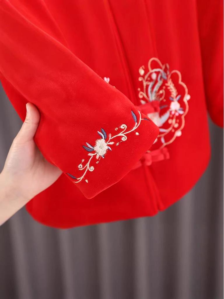 2025 New Year & 2026 Spring Festival Tang Suit Outfit for Girls, Babies 1-3 Years Old