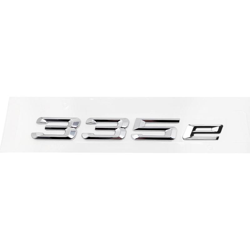 ABS Car Rear Trunk Logo Badge Emblem Sticker For BMW 3 series 316e 328e 318e 320e 325e 330e 335e E46 E90 E91 F30 F31 F34 G20