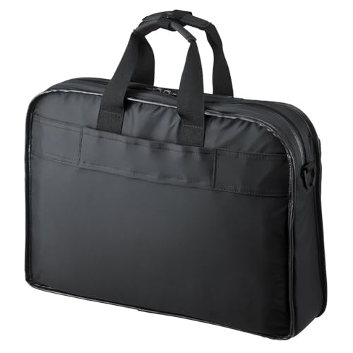 SANWA SUPPLY Ultra Water-Repellent & Waterproof Lightweight PC Bag with Watertight Zipper, Compatible with 15.6-inch Widescreen PCs, BAG-LW9BK