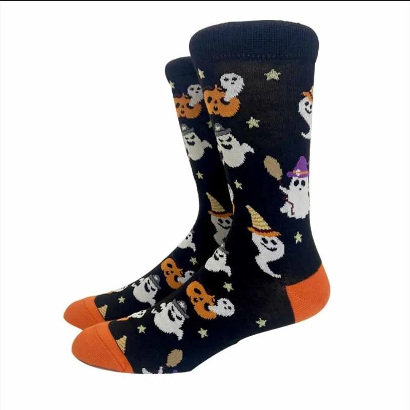 Nouveaux Chaussettes Halloween Femmes Harajuku Chaussettes Squelette Drôle Alien Hommes Chaussettes Chaussettes Citrouille Chaussettes Monstre Chaussettes Mi-Mollet Chauve-Souris Chaussettes Anime