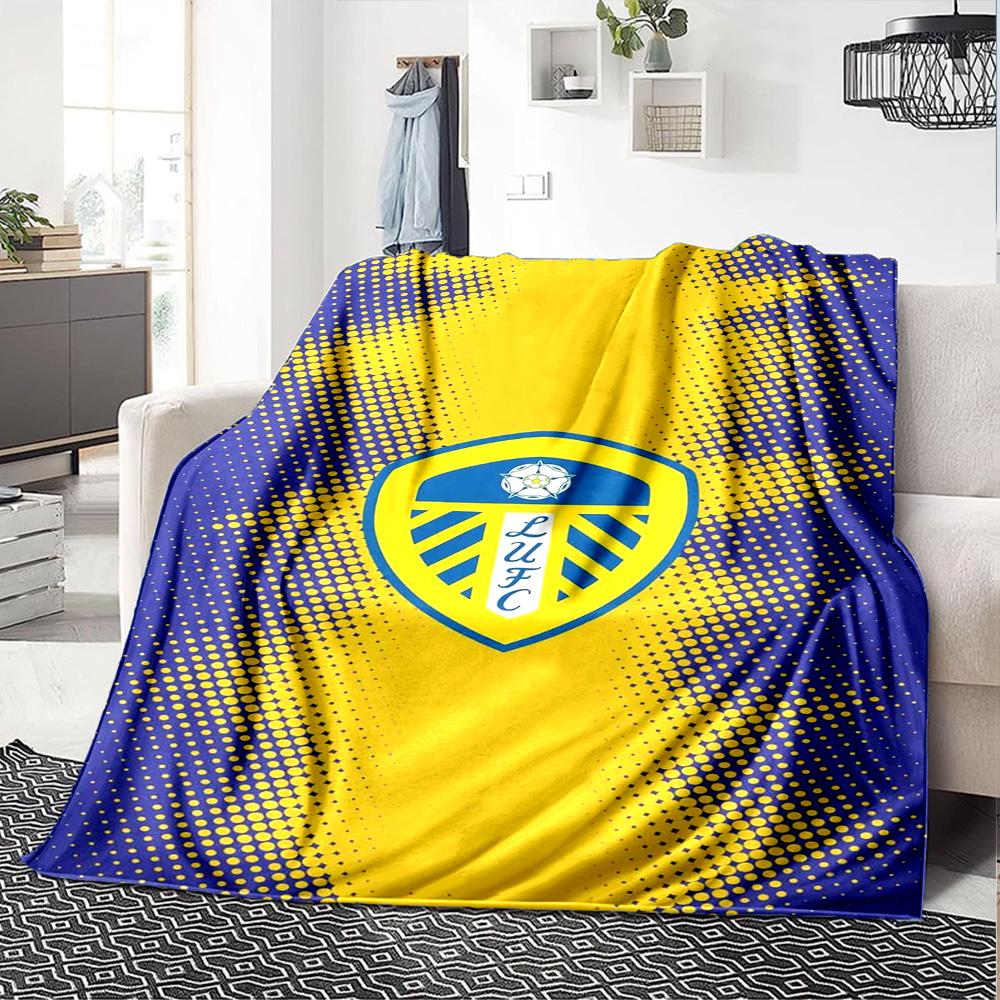 LUFC Print Flannel Blanket High Quality Warm Comfortable Cover for All Seasons Perfect for Gifts Home Decor