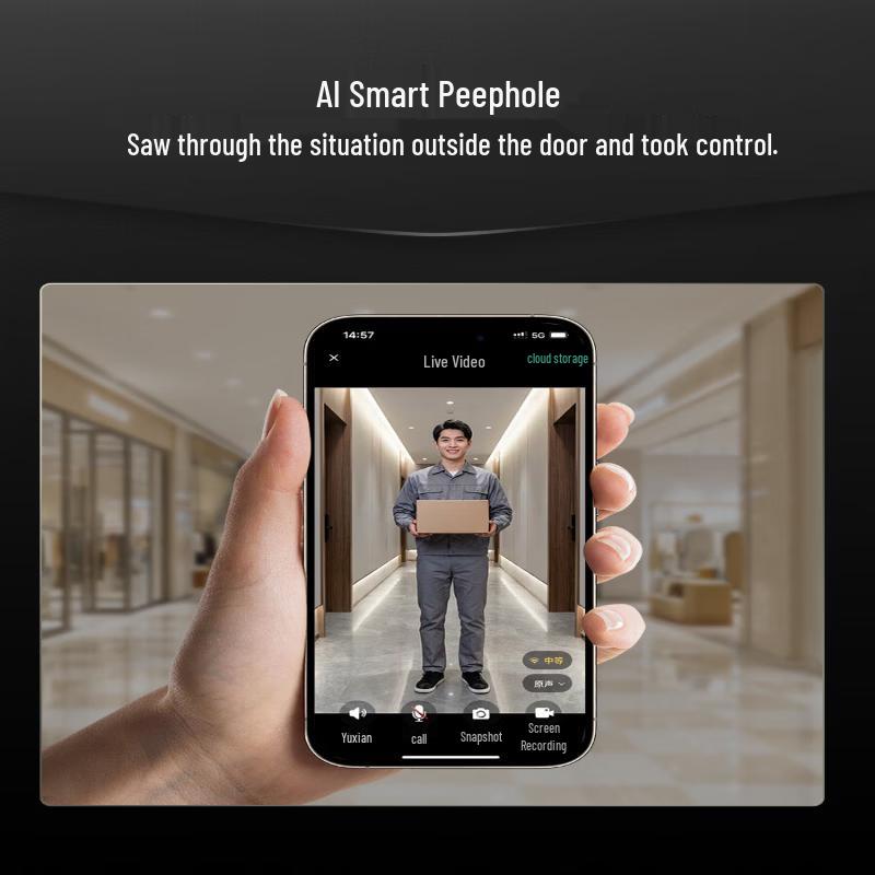 DESMAN U3F 3D Face Recognition Smart Door Lock