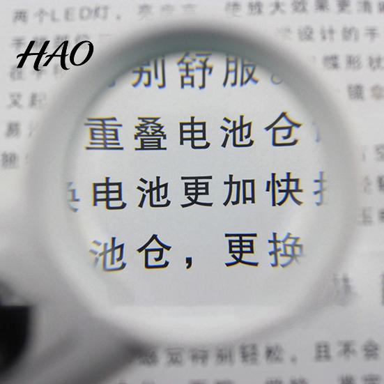Handheld Magnifying Glass 1 Set Professional High-clarity 15X Magnifier Lens with 2 LED Light Illuminated Portable Mini Loupe Pocket Tool Reading