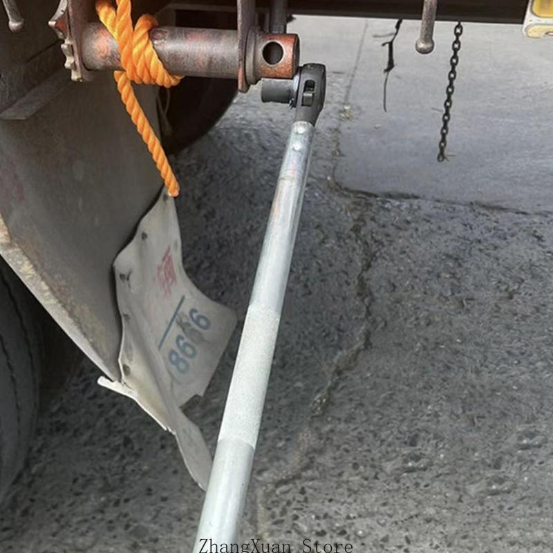 Truck Steel Cable Tightening Wrench Truck Rope Forward Backward Tightening Wrench Handheld Steel Pry 3XUF CN